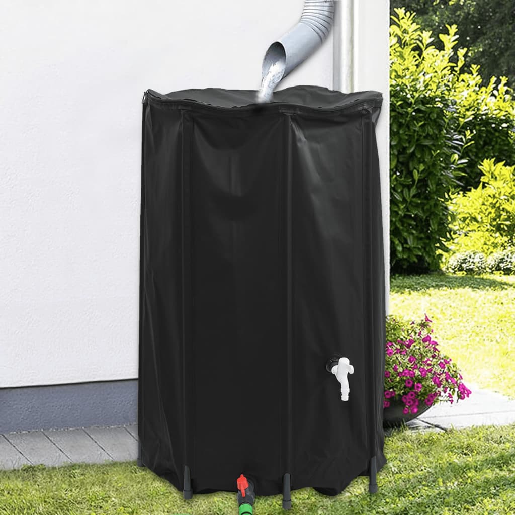 Watertank met kraan opvouwbaar 500 L PVC is nu te koop bij PeponiXL, paradijselijk wonen!