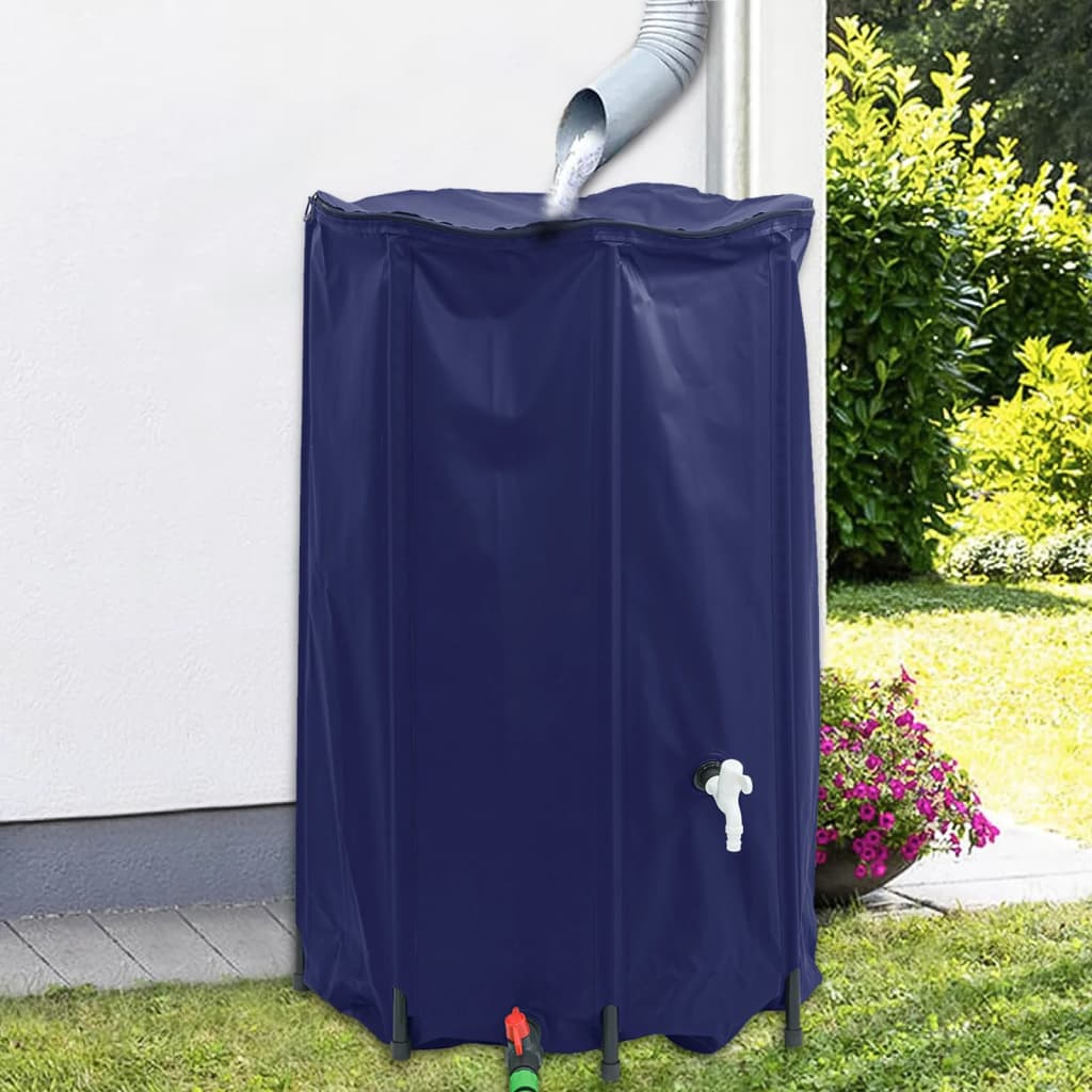 Watertank met kraan opvouwbaar 500 L PVC is nu te koop bij PeponiXL, paradijselijk wonen!