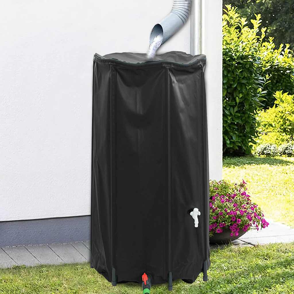 Watertank met kraan opvouwbaar 250 L PVC is nu te koop bij PeponiXL, paradijselijk wonen!