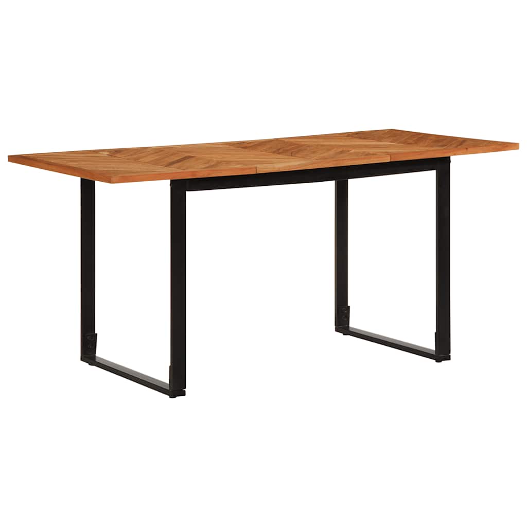 Eettafel 160x80x75 cm massief acaciahout is nu te koop bij PeponiXL, paradijselijk wonen!
