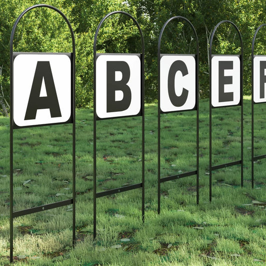 Dressuurletters 12 st staal is nu te koop bij PeponiXL, paradijselijk wonen!