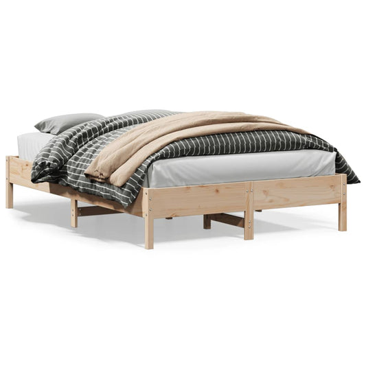 Bedframe zonder matras massief grenenhout 140x200 cm is nu te koop bij PeponiXL, paradijselijk wonen!