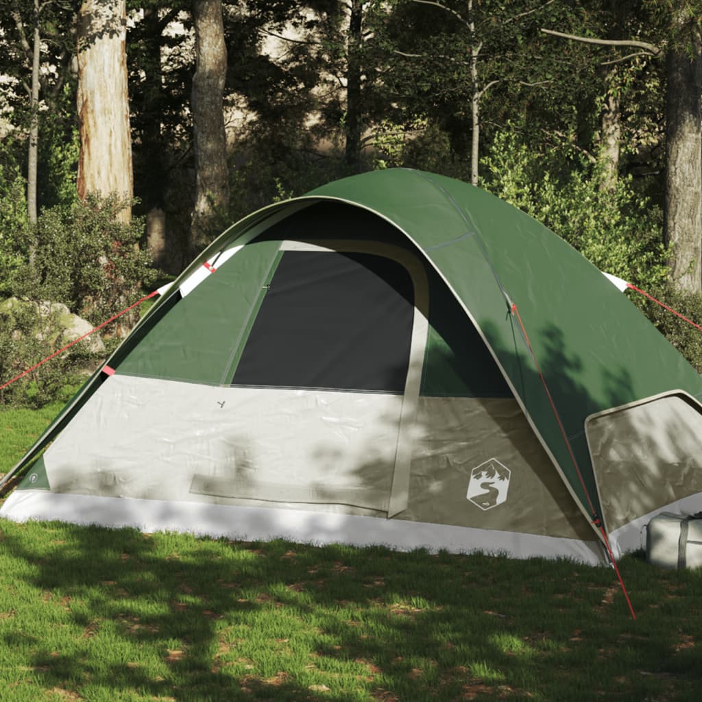 Koepeltent 6-persoons waterdicht groen is nu te koop bij PeponiXL, paradijselijk wonen!