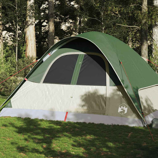 Koepeltent 6-persoons waterdicht groen is nu te koop bij PeponiXL, paradijselijk wonen!