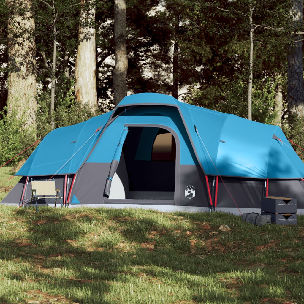 Koepeltent voor gezin 11-persoons waterdicht blauw is nu te koop bij PeponiXL, paradijselijk wonen!