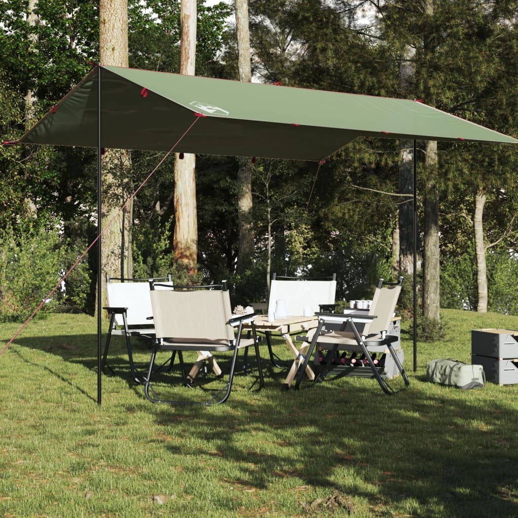 Kampeerluifel waterdicht 400x294 cm groen is nu te koop bij PeponiXL, paradijselijk wonen!
