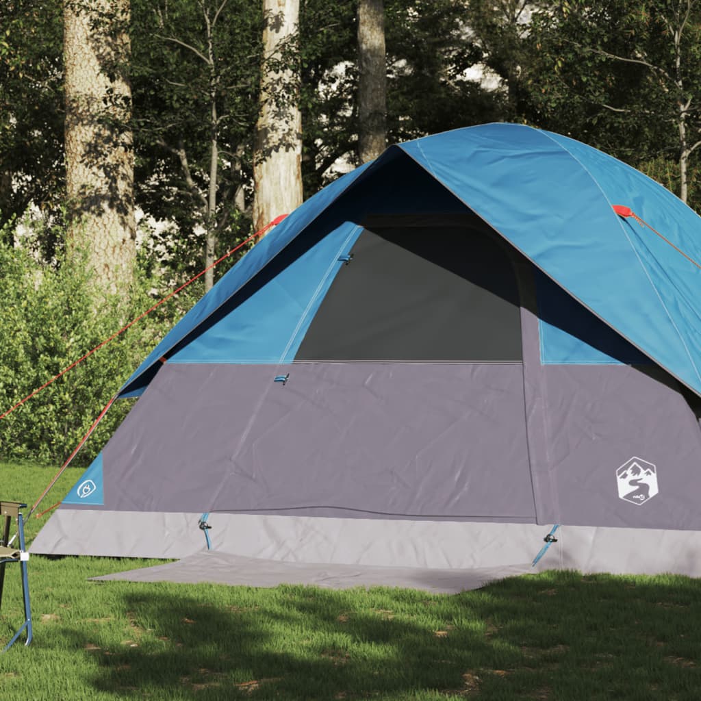 Koepeltent 6-persoons waterdicht blauw is nu te koop bij PeponiXL, paradijselijk wonen!