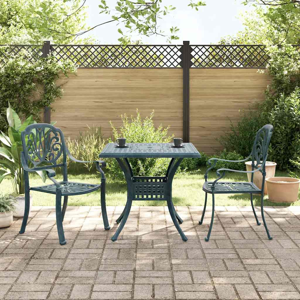 3-delige Bistroset gietaluminium groen is nu te koop bij PeponiXL, paradijselijk wonen!