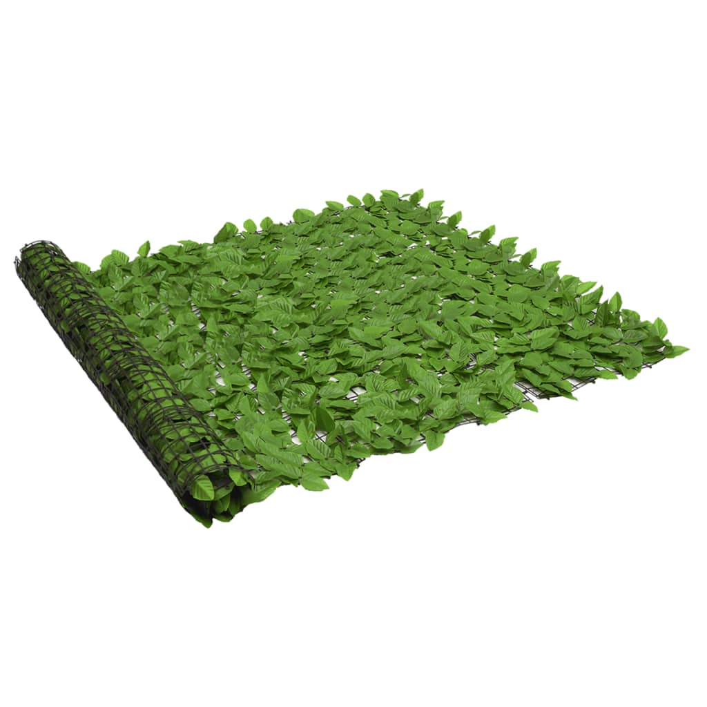 Balkonscherm met groene bladeren 300x150 cm is nu te koop bij PeponiXL, paradijselijk wonen!