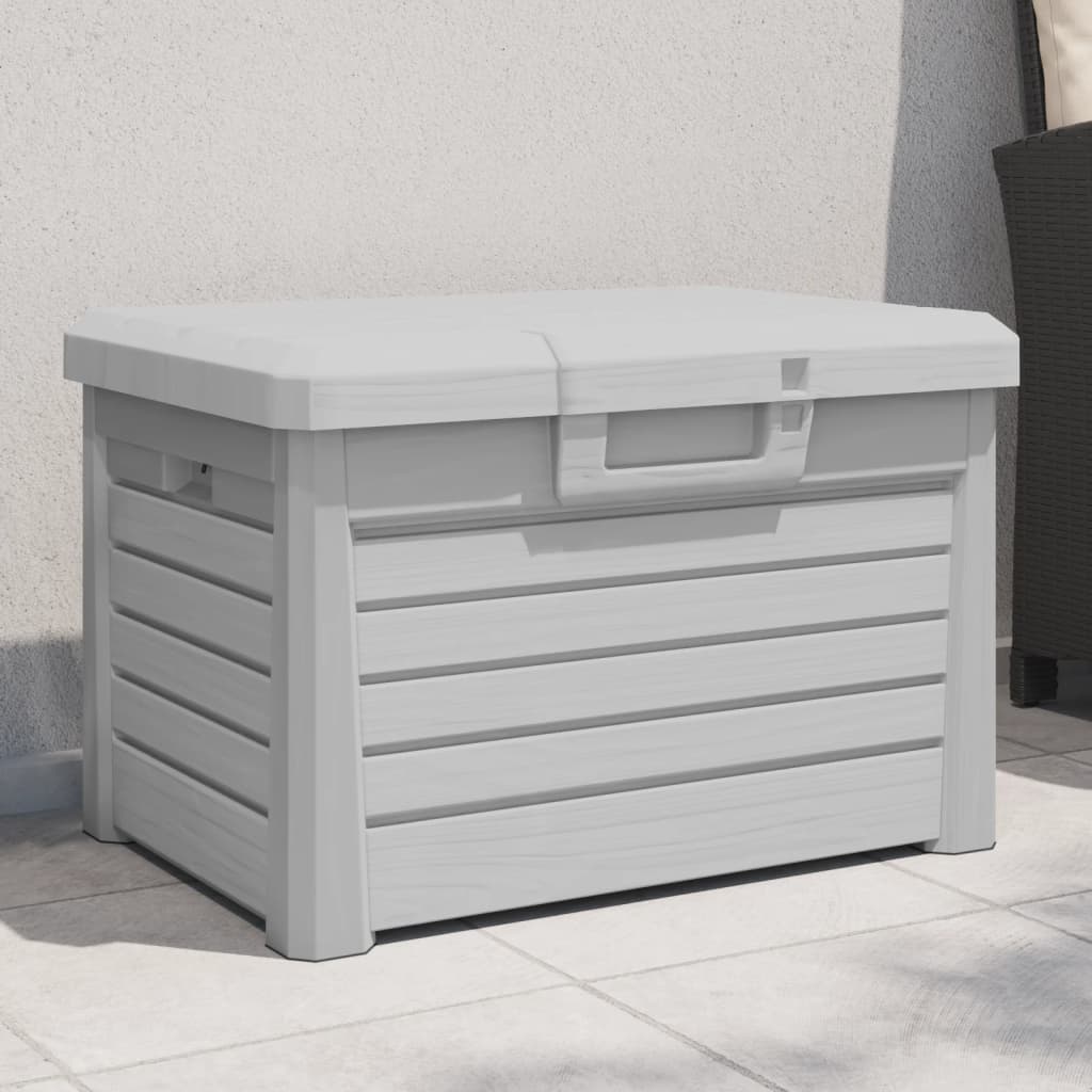 Kussenbox 73x50,5x46,5 cm polypropeen grijs is nu te koop bij PeponiXL, paradijselijk wonen!