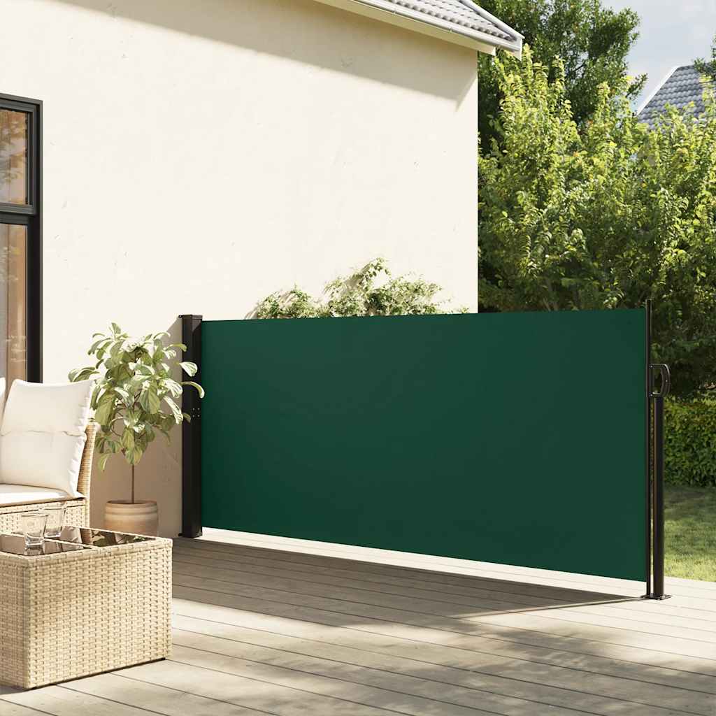 Windscherm uittrekbaar 140x300 cm donkergroen is nu te koop bij PeponiXL, paradijselijk wonen!