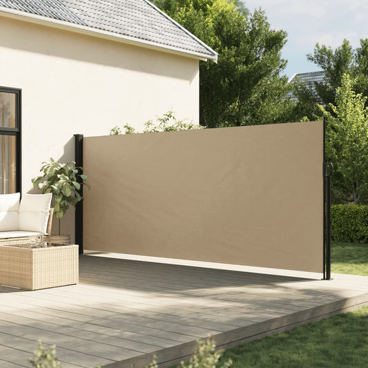 Windscherm intrekbaar 170x300 cm beige is nu te koop bij PeponiXL, paradijselijk wonen!