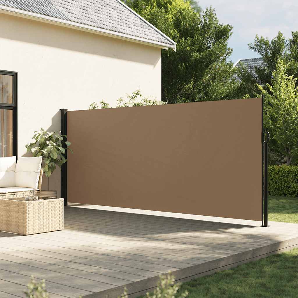 Windscherm uittrekbaar 160x600 cm taupe is nu te koop bij PeponiXL, paradijselijk wonen!
