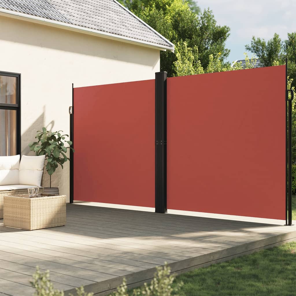 Windscherm uittrekbaar 200x1200 cm terracottakleurig is nu te koop bij PeponiXL, paradijselijk wonen!