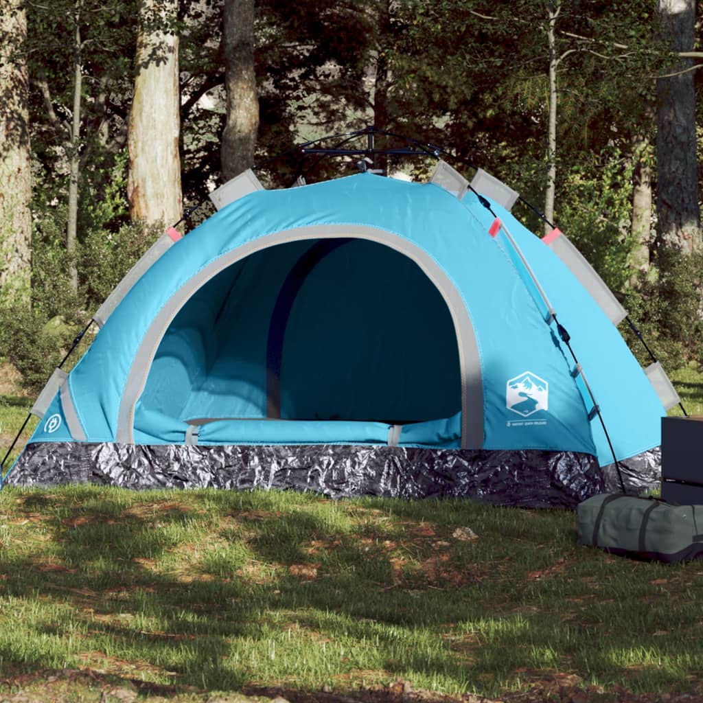 Tent 4-persoons snelontgrendeling blauw is nu te koop bij PeponiXL, paradijselijk wonen!