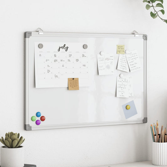 Whiteboard magnetisch 60x40x1,7 cm aluminium is nu te koop bij PeponiXL, paradijselijk wonen!