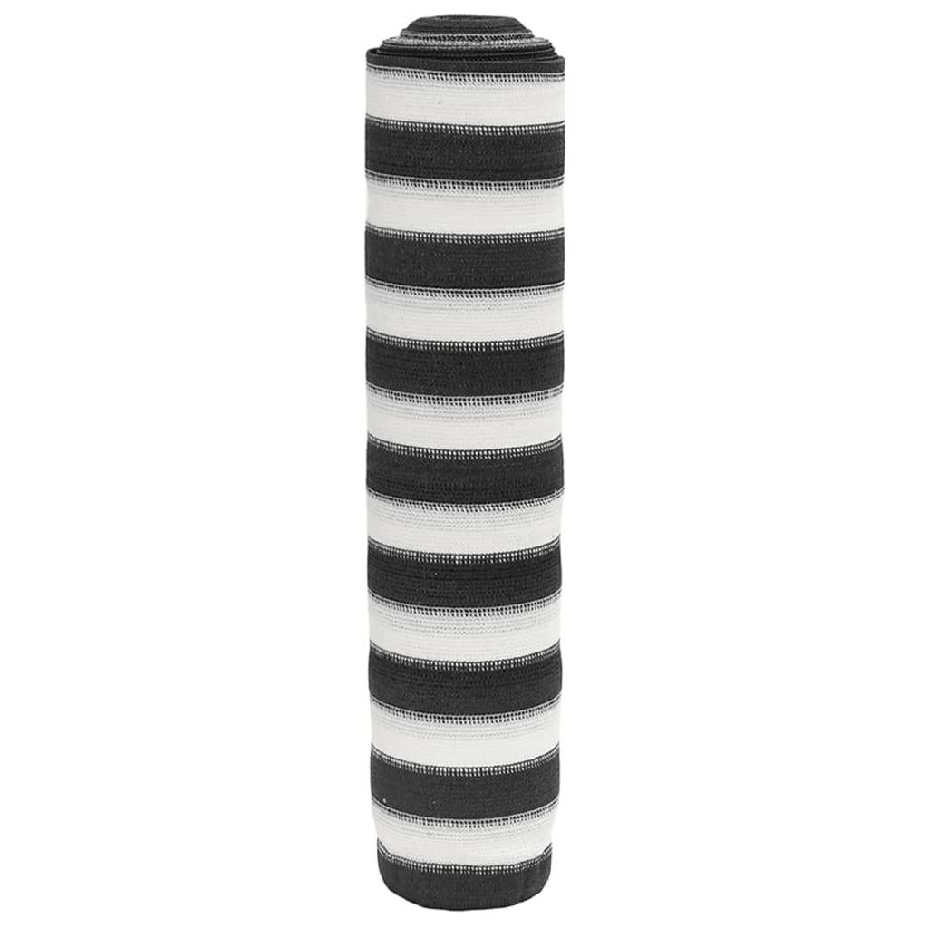 Privacynet 75 g/m² 2x25 m HDPE antracietkleurig en wit is nu te koop bij PeponiXL, paradijselijk wonen!