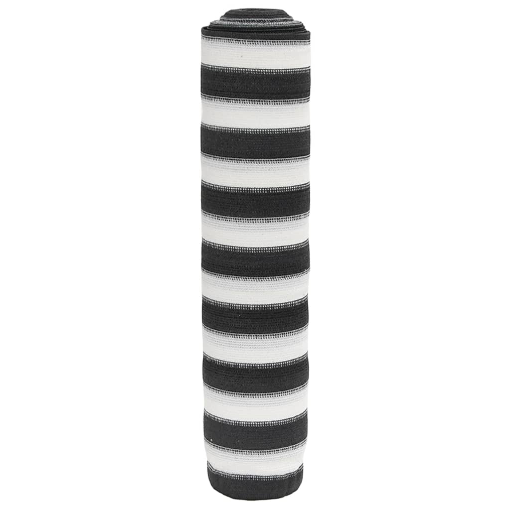 Privacynet 150 g/m² 2x25 m HDPE antracietkleurig en wit is nu te koop bij PeponiXL, paradijselijk wonen!