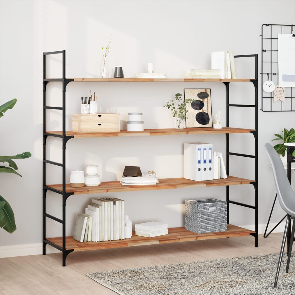 Wandschappen 3 st zwevend olieafwerking 140x40x2 cm acaciahout is nu te koop bij PeponiXL, paradijselijk wonen!