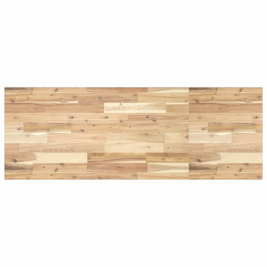 Bureaublad 120x50x2 cm onbehandeld massief acaciahout is nu te koop bij PeponiXL, paradijselijk wonen!