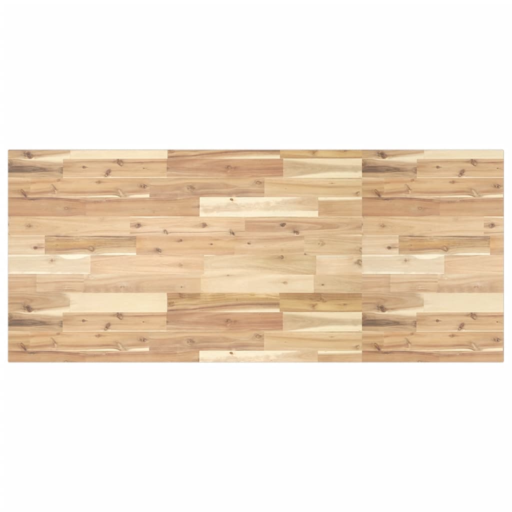 Bureaublad 120x60x2 cm onbehandeld massief acaciahout is nu te koop bij PeponiXL, paradijselijk wonen!
