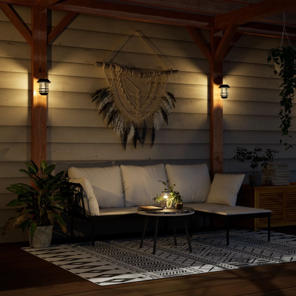 Wandlantaarns voor buiten 4 st solar wit is nu te koop bij PeponiXL, paradijselijk wonen!