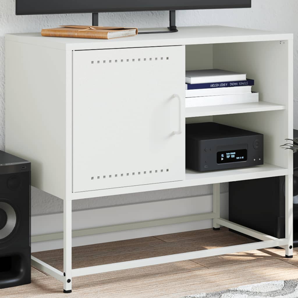 Tv-meubel 100,5x39x60,5 cm staal olijfgroen is nu te koop bij PeponiXL, paradijselijk wonen!