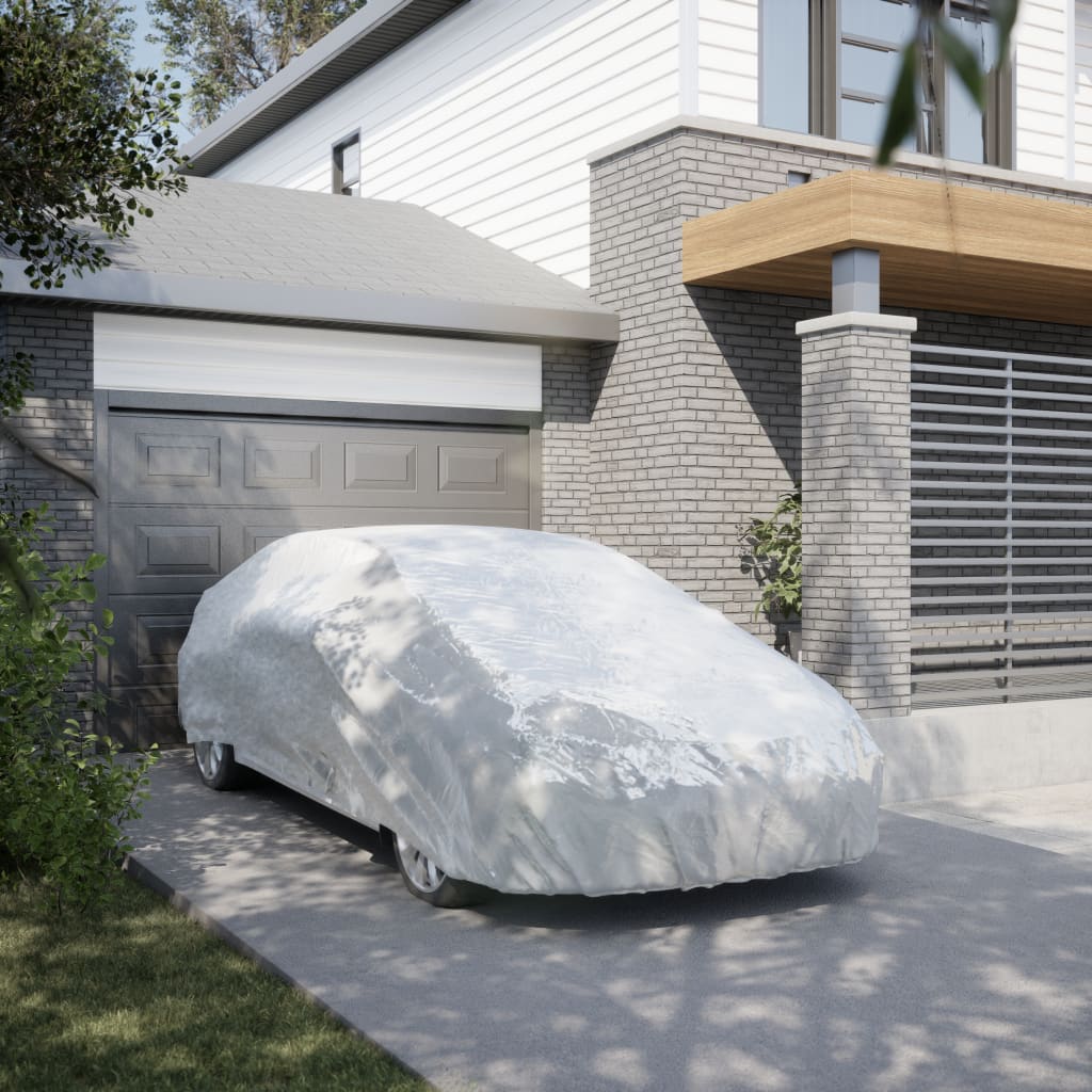 Autohoes voor sedan met gespriemen XL volledig zilverkleurig is nu te koop bij PeponiXL, paradijselijk wonen!