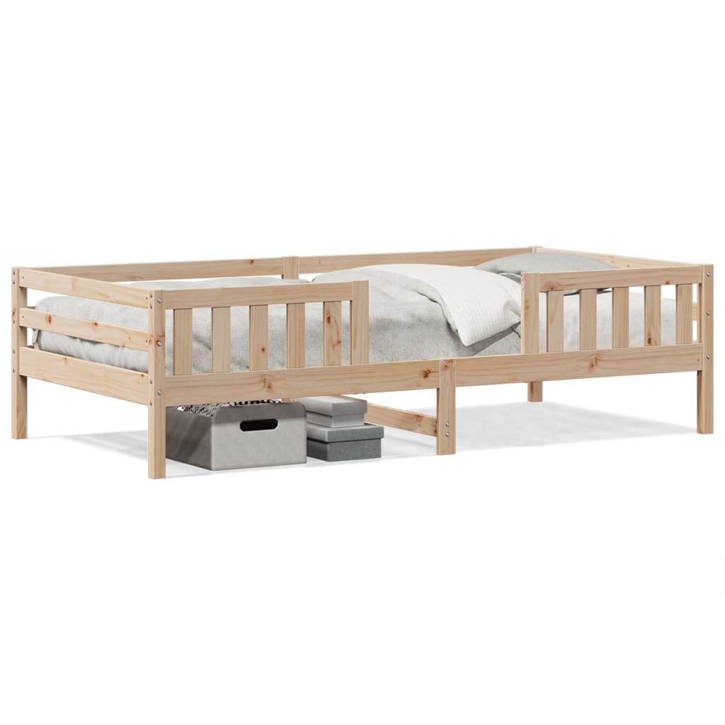 Bedframe zonder matras massief grenenhout 90x200 cm is nu te koop bij PeponiXL, paradijselijk wonen!