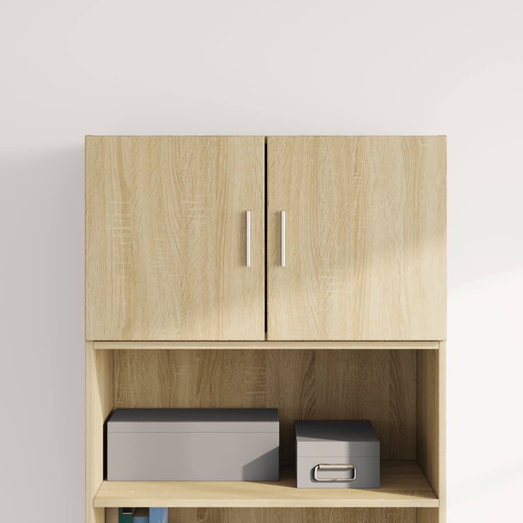 Wandkast 70x42,5x40 cm bewerkt hout sonoma eikenkleurig is nu te koop bij PeponiXL, paradijselijk wonen!