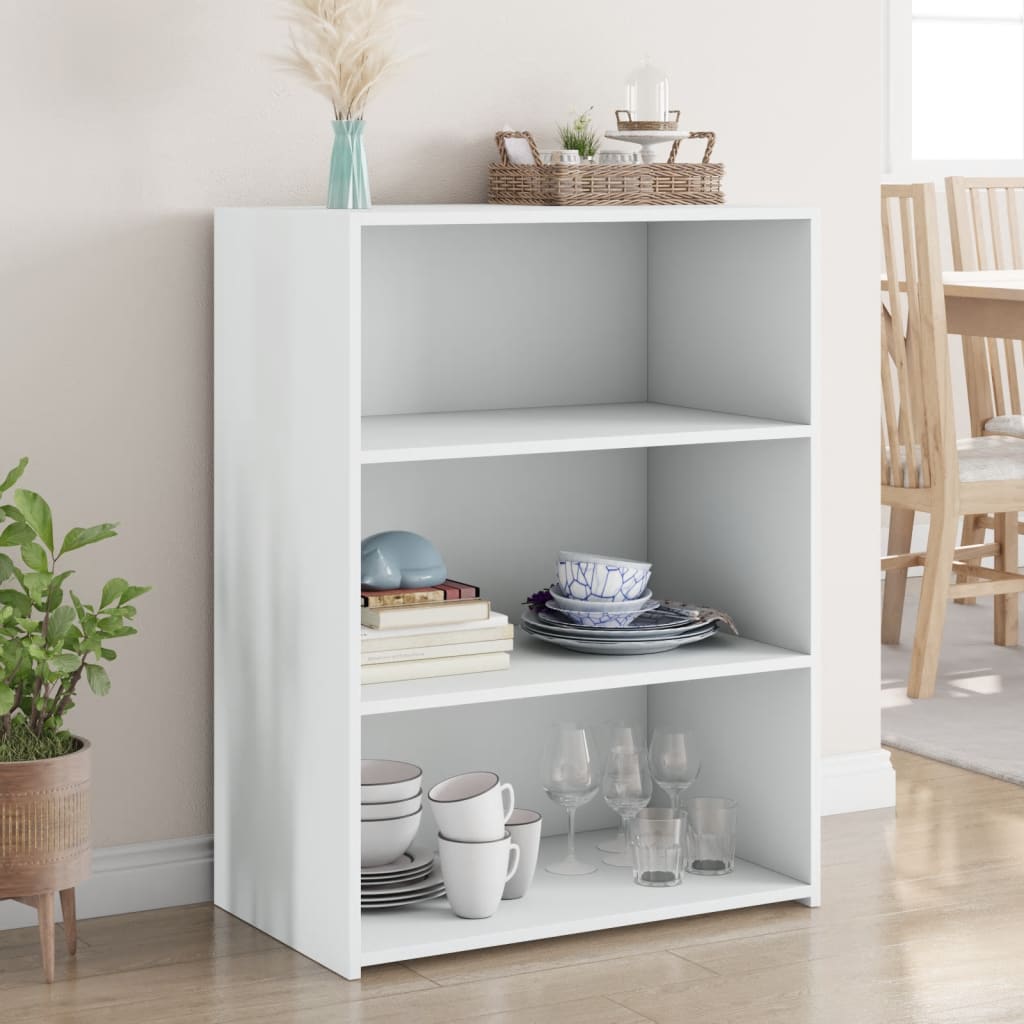 Dressoir 70x41x93 cm bewerkt hout wit is nu te koop bij PeponiXL, paradijselijk wonen!
