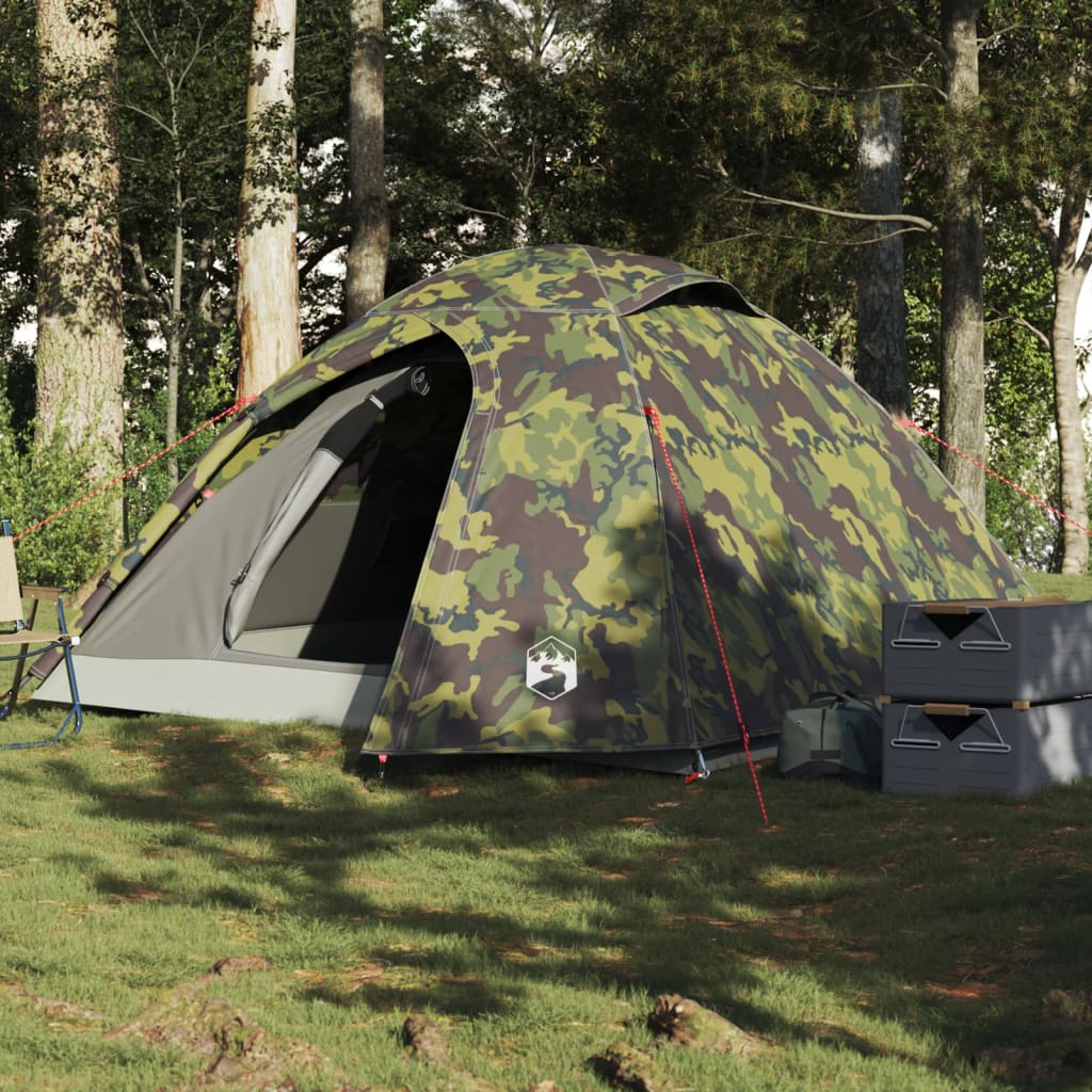 Koepeltent 4-persoons waterdicht camouflage is nu te koop bij PeponiXL, paradijselijk wonen!