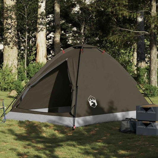 Koepeltent 4-persoons waterdicht bruin is nu te koop bij PeponiXL, paradijselijk wonen!