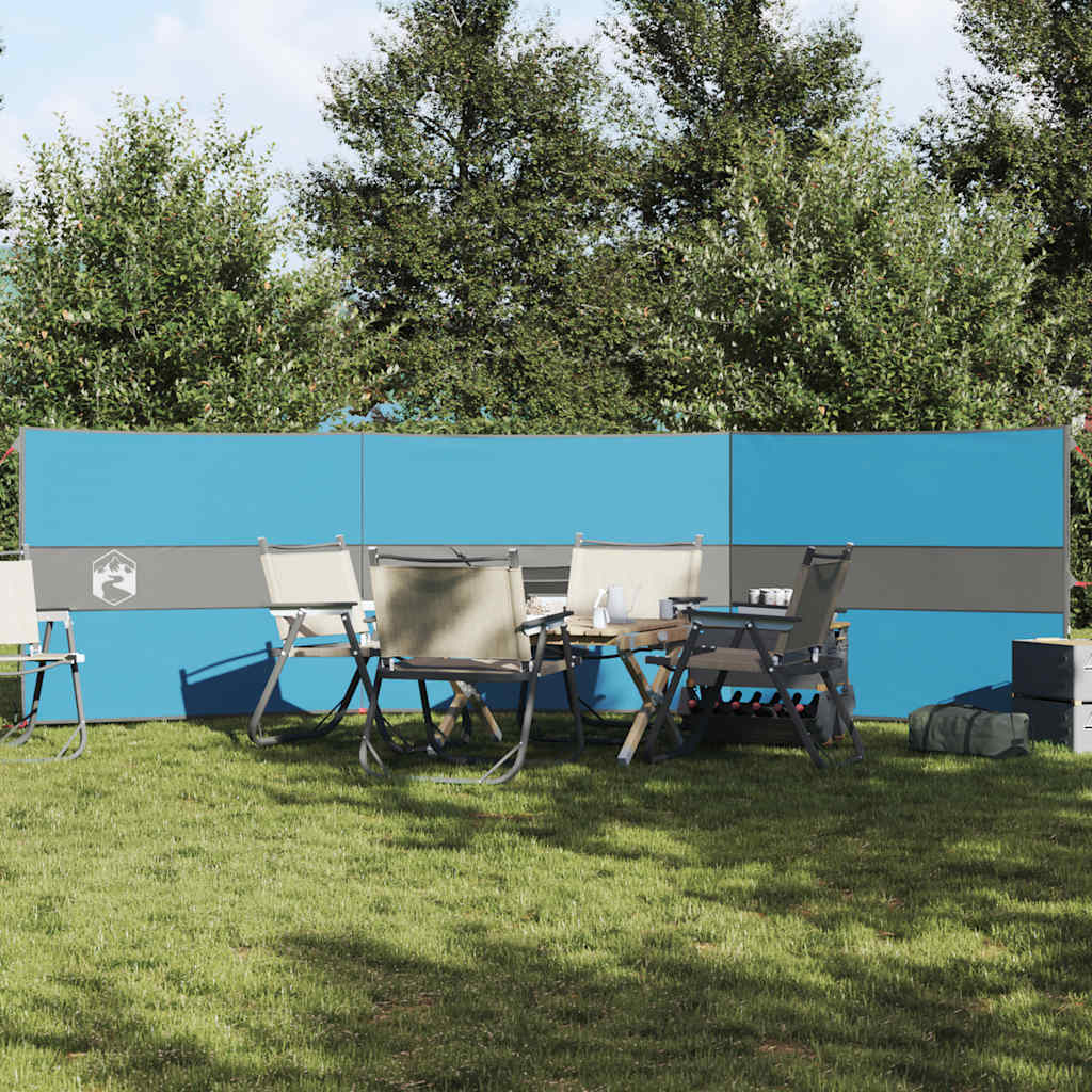 Windscherm camping waterdicht 490x123 cm blauw is nu te koop bij PeponiXL, paradijselijk wonen!