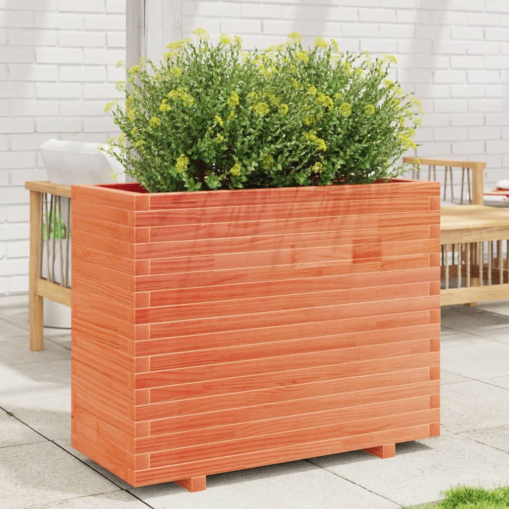 Plantenbak 90x40x72,5 cm massief grenenhout wasbruin is nu te koop bij PeponiXL, paradijselijk wonen!