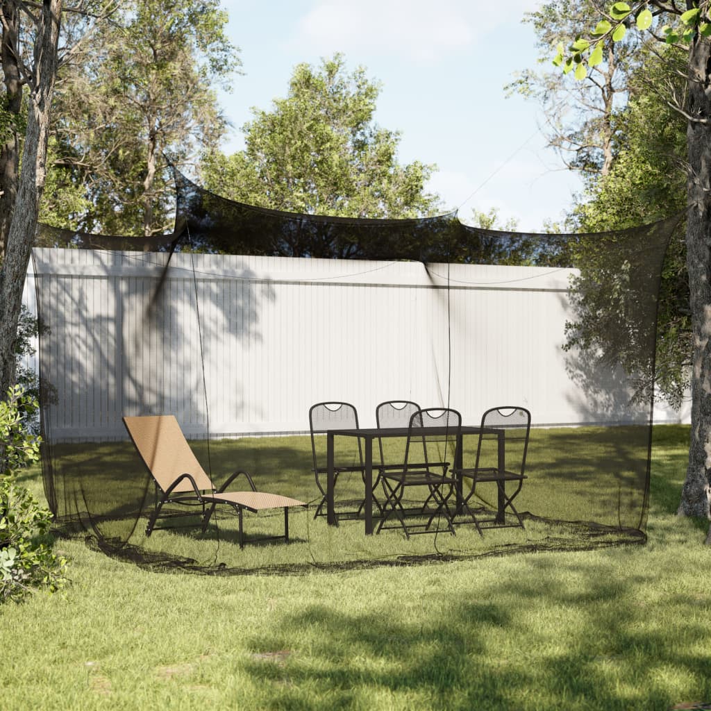 Klamboe voor binnen en buiten 156 gaas 300x300x250 cm zwart is nu te koop bij PeponiXL, paradijselijk wonen!