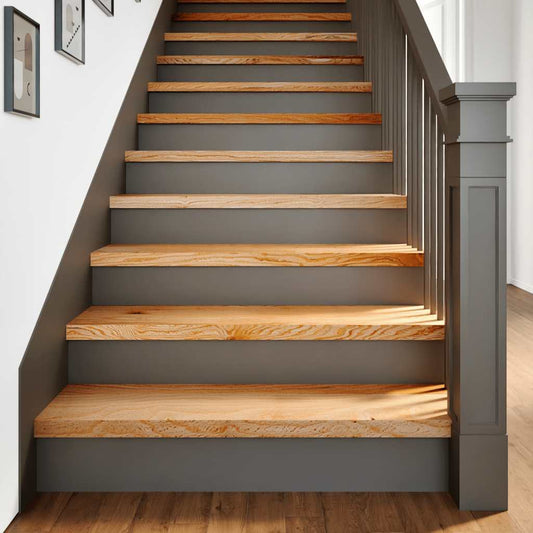 Traptreden 20 st 90x25x2 cm massief eikenhout lichtbruin is nu te koop bij PeponiXL, paradijselijk wonen!
