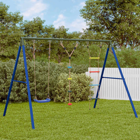 Schommelset met schommel, ladder en klimtouw met schijven is nu te koop bij PeponiXL, paradijselijk wonen!
