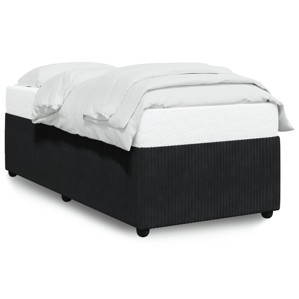Bedframe fluweel zwart 90x200 cm is nu te koop bij PeponiXL, paradijselijk wonen!