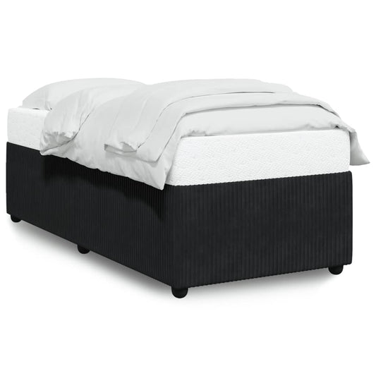 Bedframe fluweel zwart 90x200 cm is nu te koop bij PeponiXL, paradijselijk wonen!