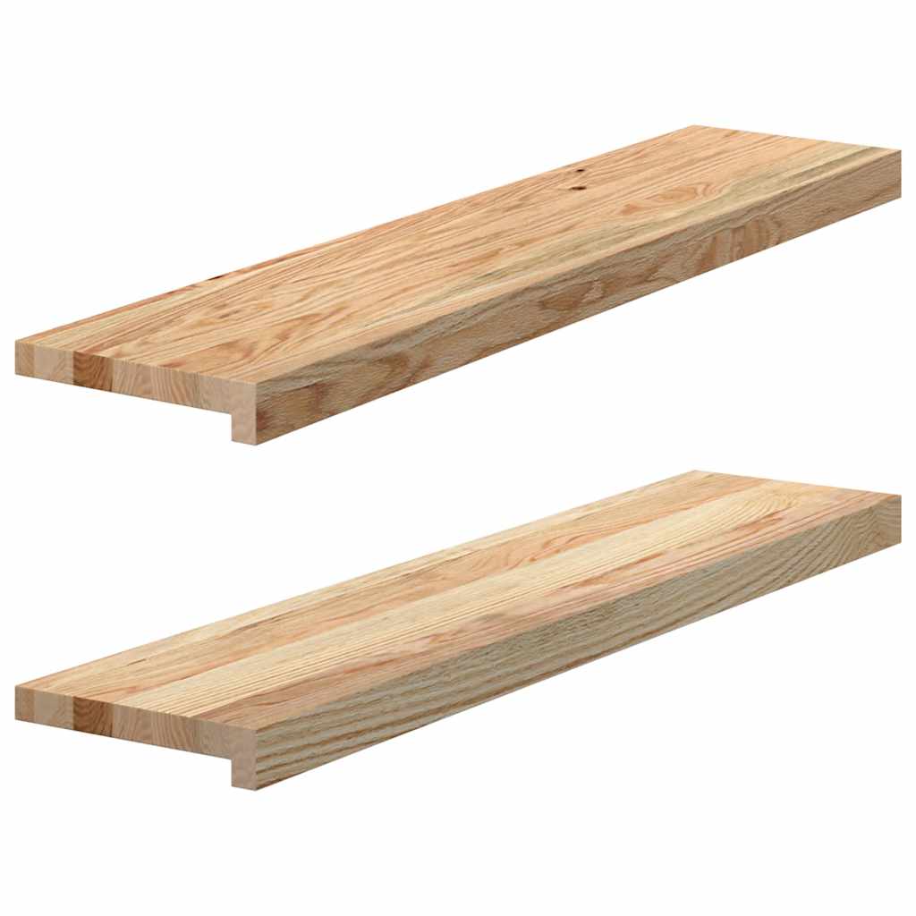 Vensterbanken 2 st onbehandeld 90x20x2 cm massief eikenhout is nu te koop bij PeponiXL, paradijselijk wonen!