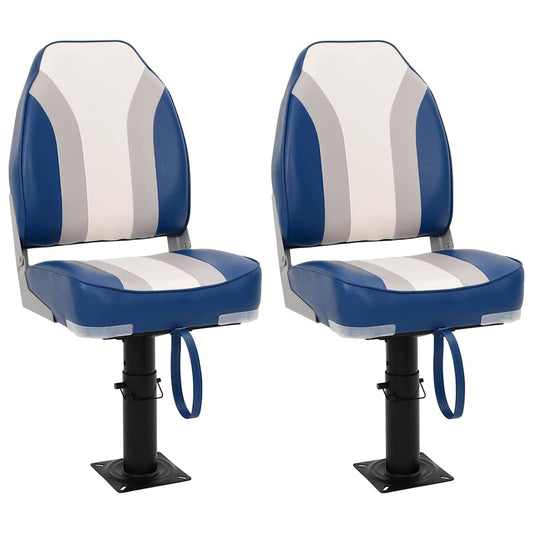 Bootstoelen 2 st met poot in hoogte verstelbaar 360° draaibaar is nu te koop bij PeponiXL, paradijselijk wonen!