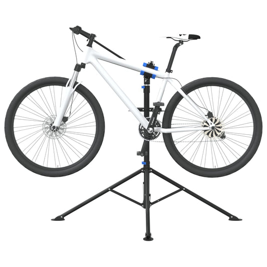 Fietsreparatiestandaard inklapbaar 108-188 cm blauw staal is nu te koop bij PeponiXL, paradijselijk wonen!