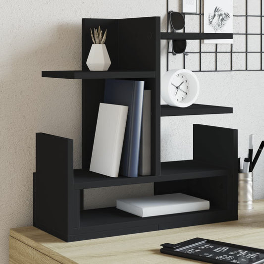 Bureau organiser 49x20x52,5 cm bewerkt hout zwart is nu te koop bij PeponiXL, paradijselijk wonen!