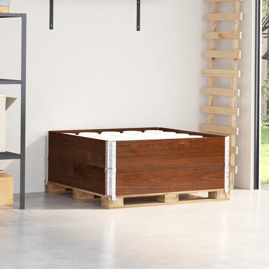 Palletopzetranden 2 st 100x100 cm massief grenenhout bruin is nu te koop bij PeponiXL, paradijselijk wonen!