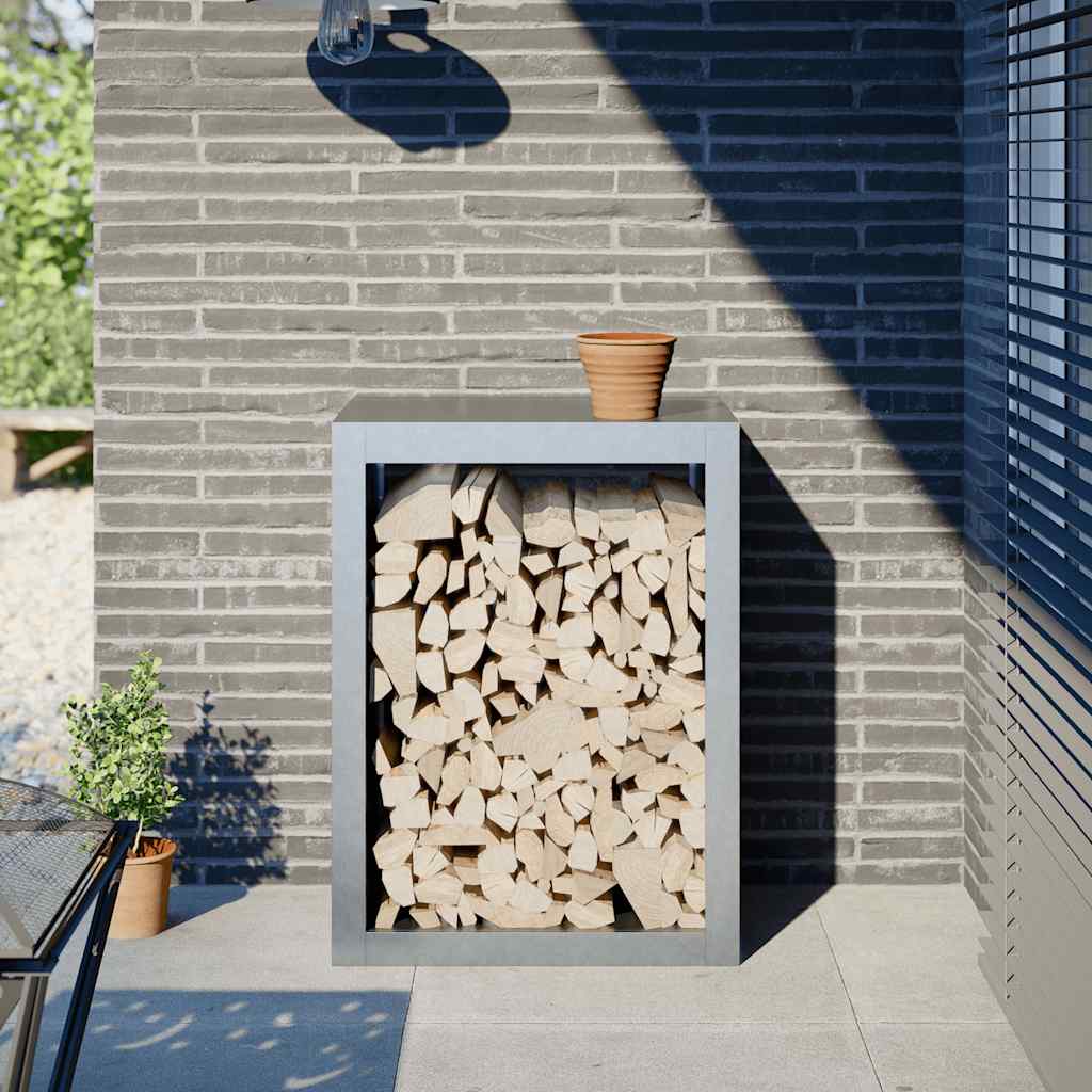 Haardhoutrek 60x40x80 cm gegalvaniseerd staal is nu te koop bij PeponiXL, paradijselijk wonen!