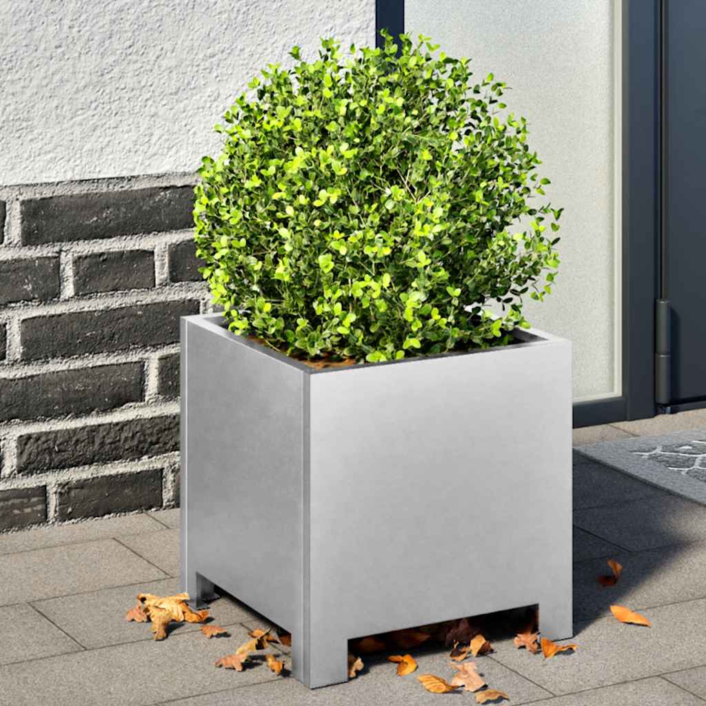 Plantenbak 30x30x30 cm gegalvaniseerd staal is nu te koop bij PeponiXL, paradijselijk wonen!