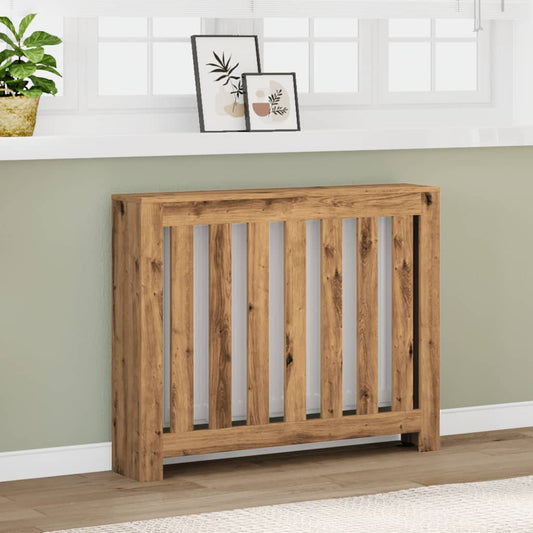 Radiatorombouw 104x20x82 cm bewerkt hout artisanaal eikenkleur is nu te koop bij PeponiXL, paradijselijk wonen!