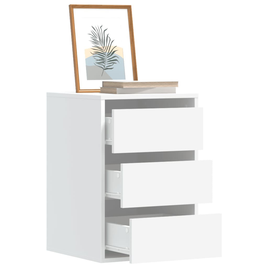Ladekast 40x41x58 cm bewerkt hout wit is nu te koop bij PeponiXL, paradijselijk wonen!