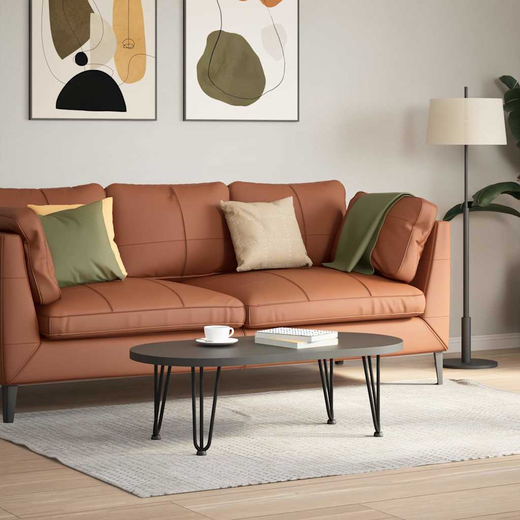 Haarnadelpoten voor Salontafel 4 st 30 cm massief staal zwart is nu te koop bij PeponiXL, paradijselijk wonen!
